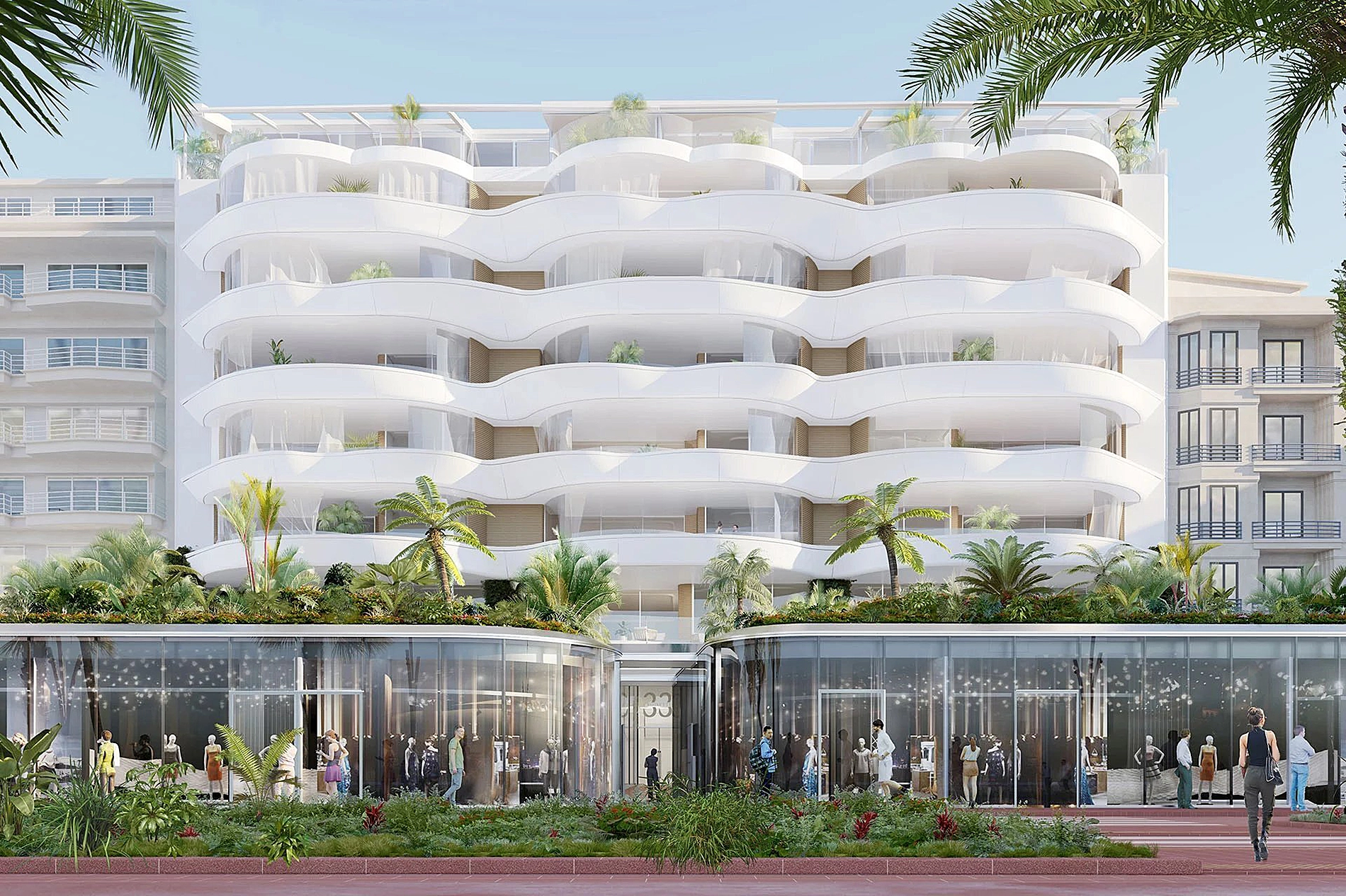 33 Croisette: Prestigious Seafront Residences on Cannes' Iconic Boulevard