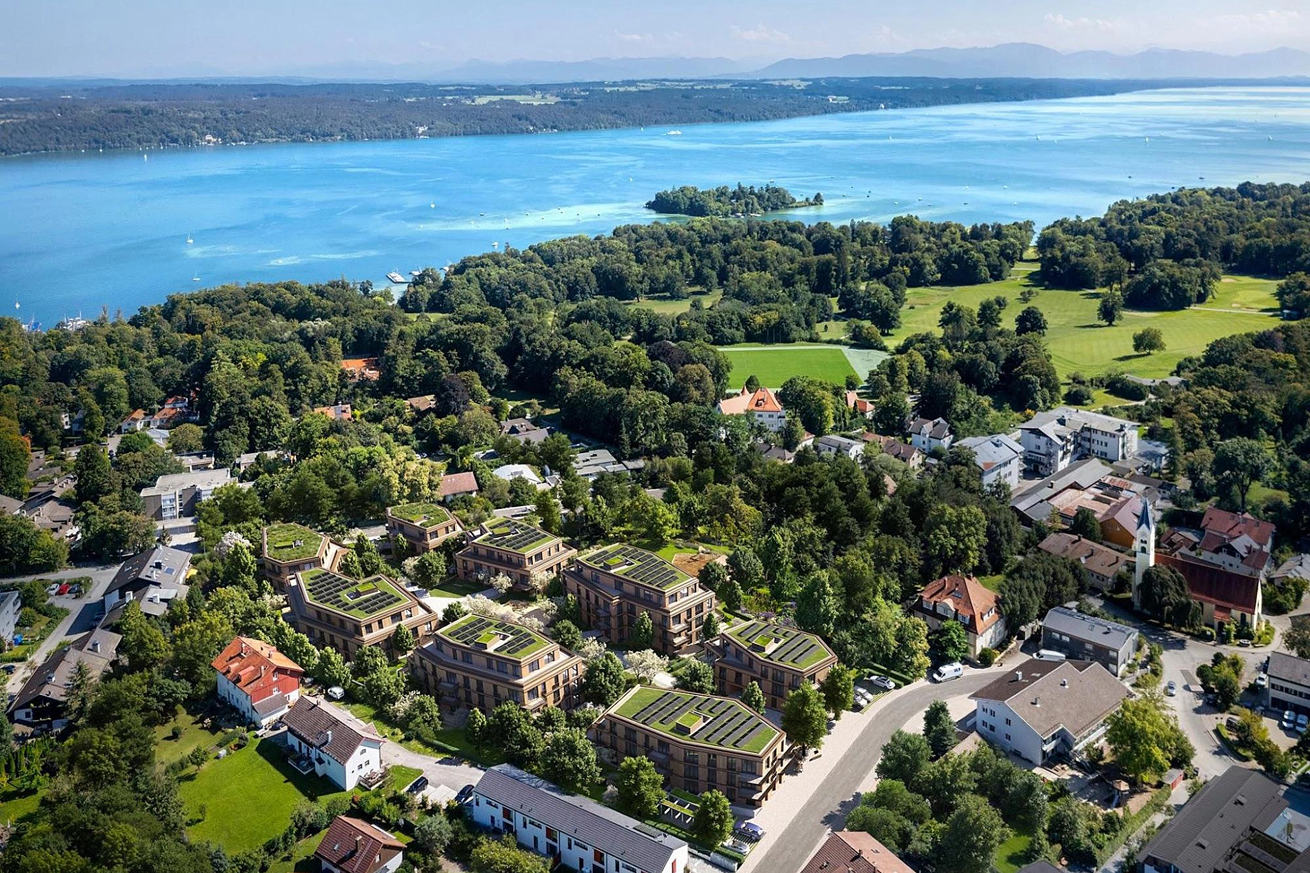 Feldafinger Höhe: Sustainable Lakeside Living with Alpine Views Near Munich